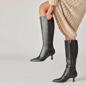 Dolce Vita Auggie Black Leather Boots